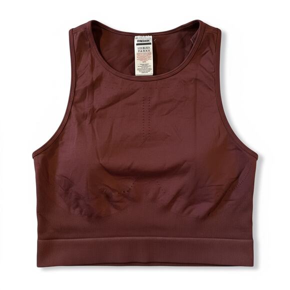 Gymshark Burgundy Seamless Bra Top - Picture 2 of 4